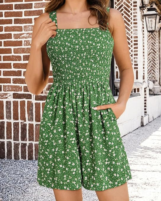 MeadowMuse Floral Romper