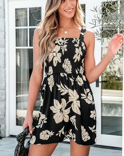 MeadowMuse Floral Romper