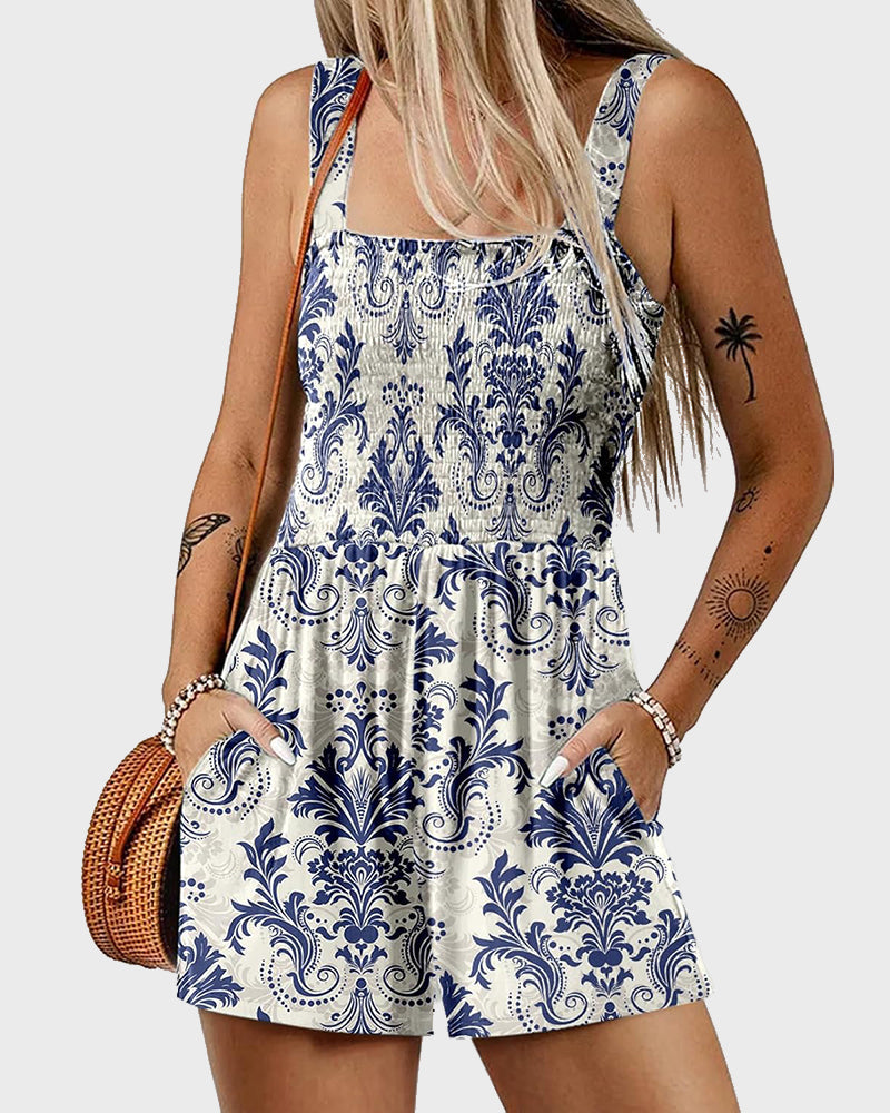 MeadowMuse Floral Romper