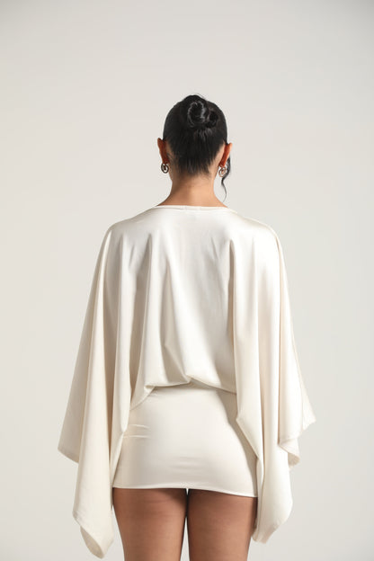 SnatchFlow™ Drape Mini Dress