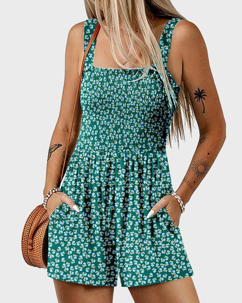 MeadowMuse Floral Romper