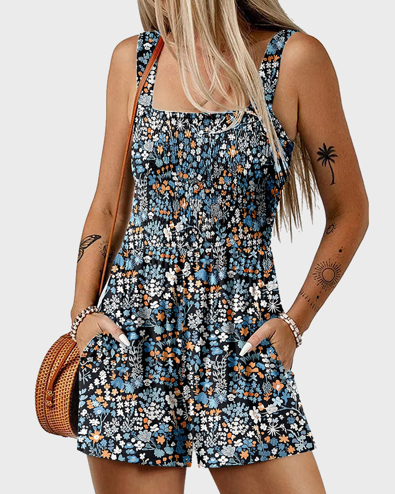 MeadowMuse Floral Romper