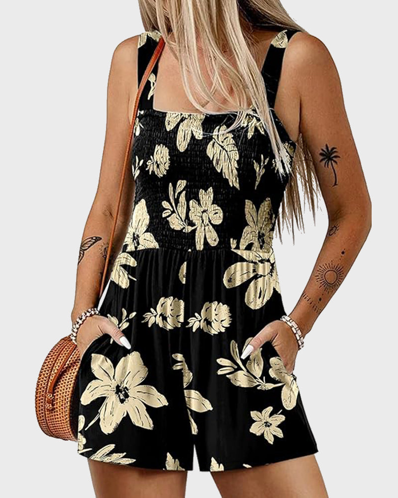 MeadowMuse Floral Romper