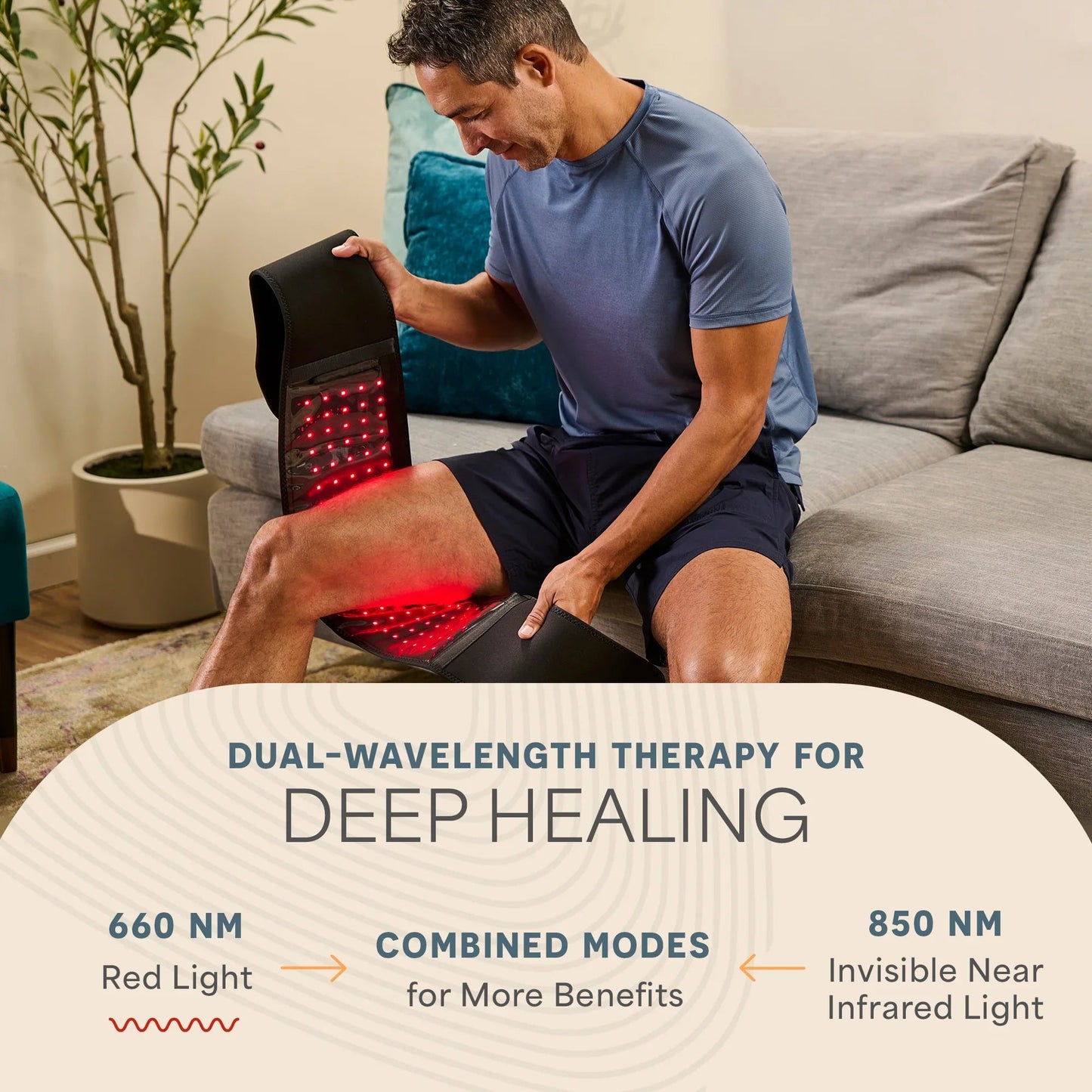 AllevaRed Pro Elite Red Light Therapy Belt