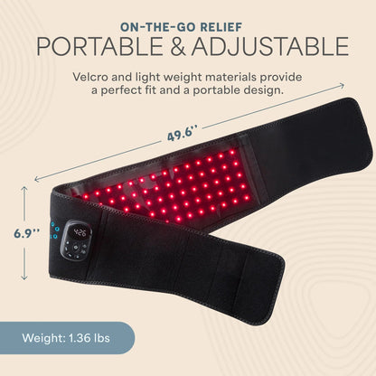 AllevaRed Pro Elite Red Light Therapy Belt