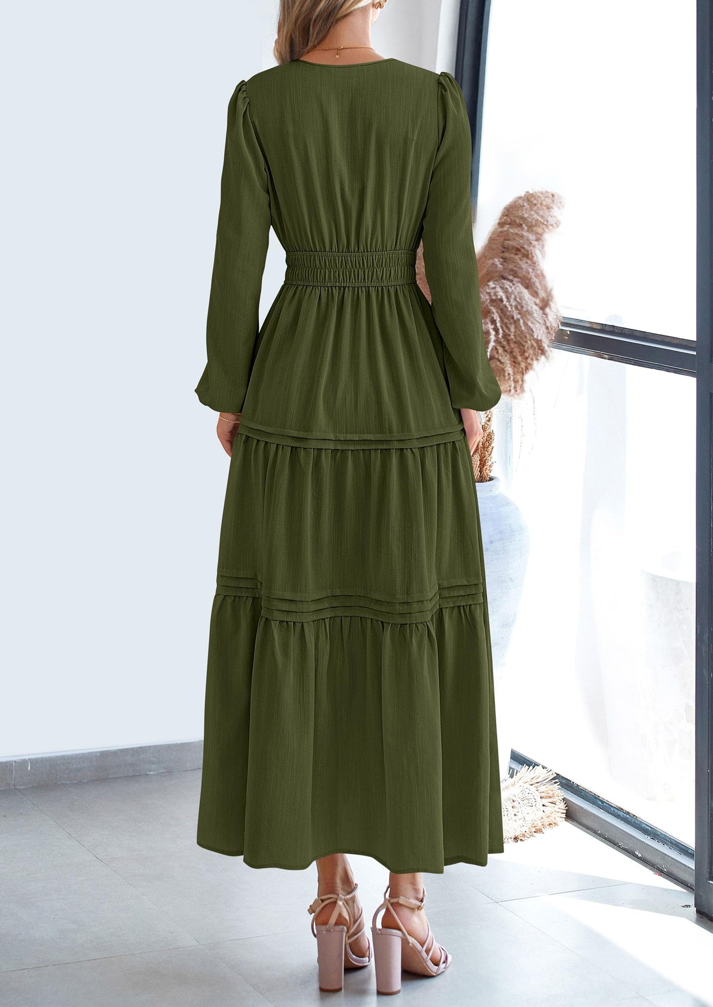 BlushFlow™ - Maxi Dress