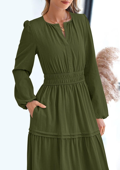 BlushFlow™ - Maxi Dress