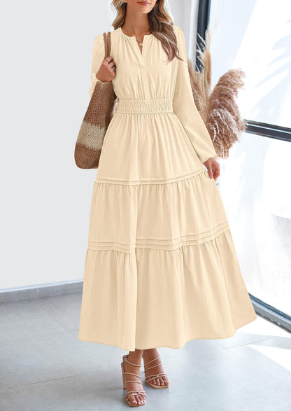 BlushFlow™ - Maxi Dress