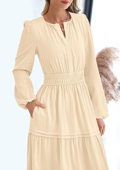 BlushFlow™ - Maxi Dress