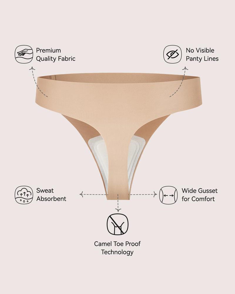 The Cameltoe Proof Thong (5 PACK)