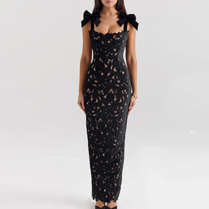 SecondSkin Lace™ Illusion Midi Dress