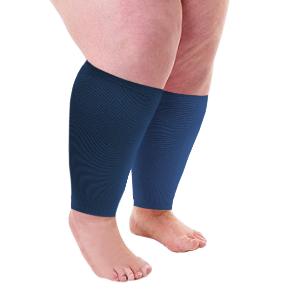 ComfortWide Wide Calf Compression Sleeves (20-30mmHg, 1 Pair)