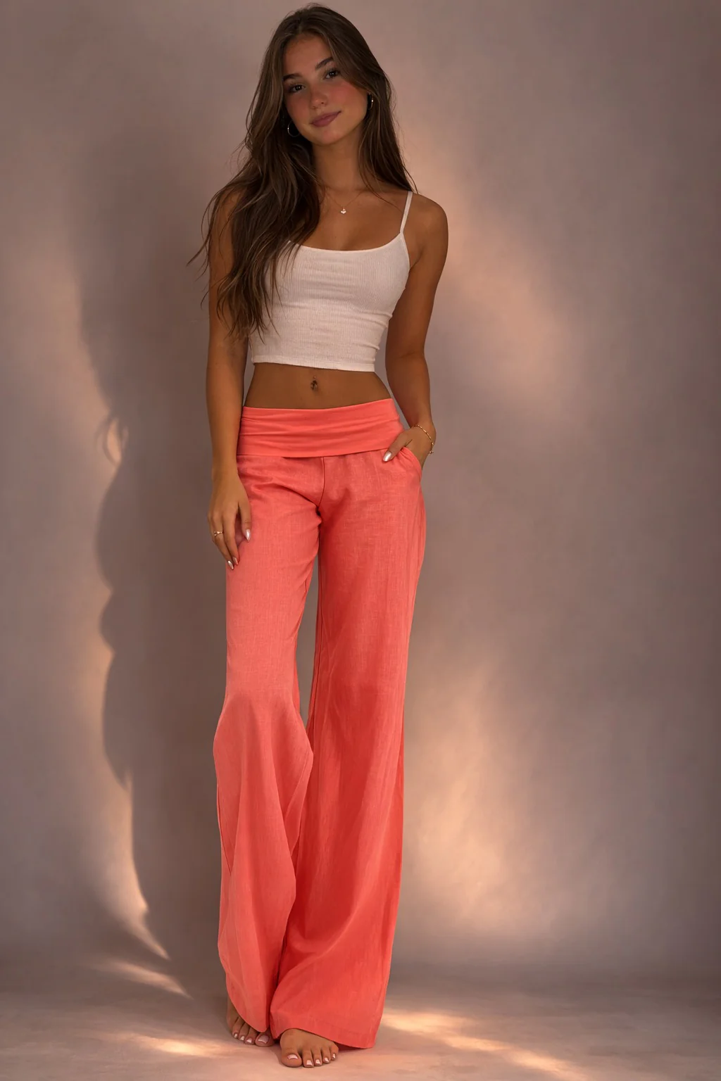 Foldover Trousers