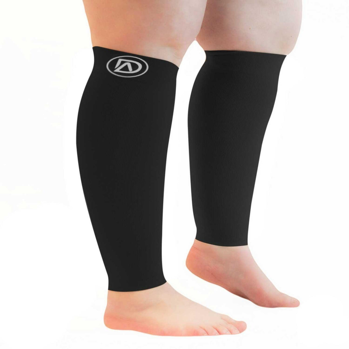 ComfortWide Wide Calf Compression Sleeves (20-30mmHg, 1 Pair)