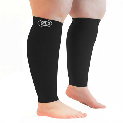 ComfortWide Wide Calf Compression Sleeves (20-30mmHg, 1 Pair)