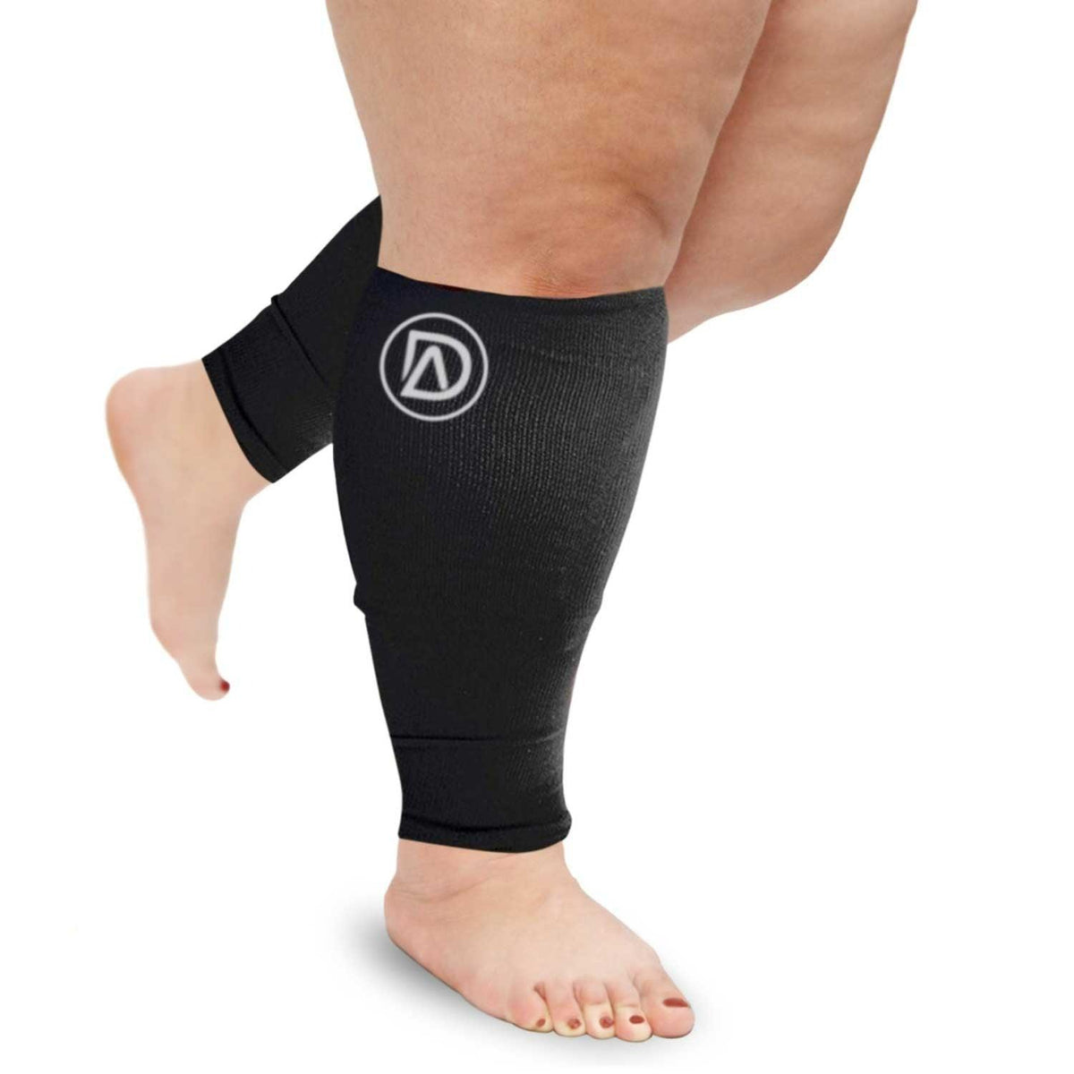 ComfortWide Wide Calf Compression Sleeves (20-30mmHg, 1 Pair)